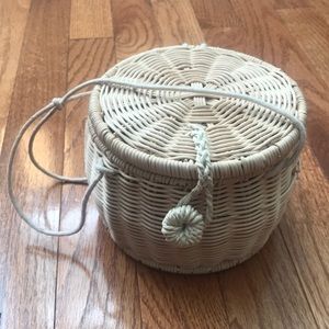 Raffia Basket Bag